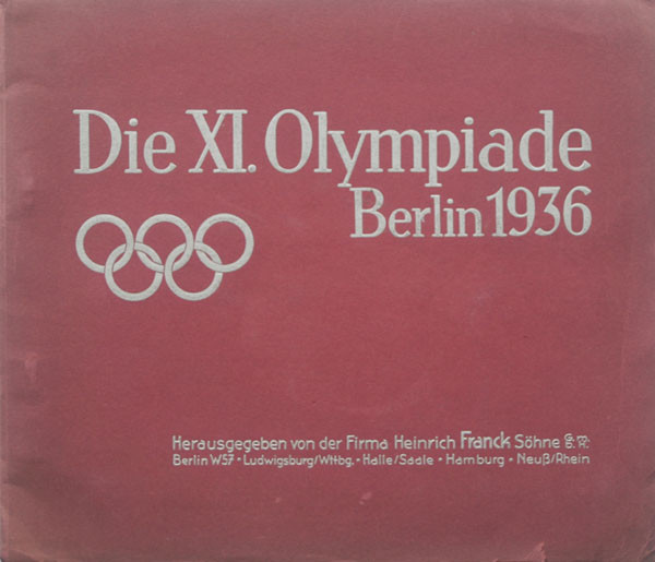 Olympic Games 1936. Collector cards album franck