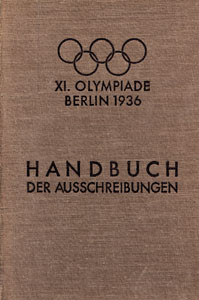 Olympic Games 1936. Official book of rules and re