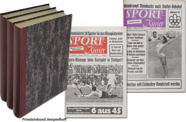Sport Kurier 1976 BW Baden-Württemberg: Jg.31 Nr.1-104 komplett