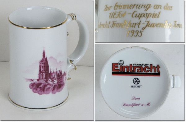 Ehrengeschenk UEFA-Pokal 1995, Frankfurt,Eintracht - Becher 1995