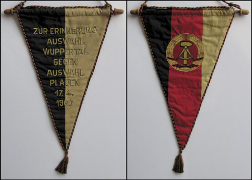 German Football Match Pennant Wuppertal v Plauen