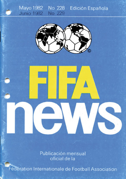 FIFA News Mayo 1982 Edicion Espanola.