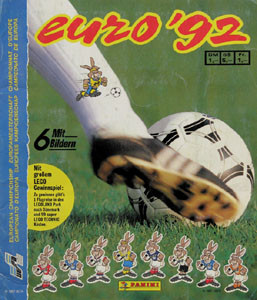 Panini Sticker Album UEFA Euro 1992