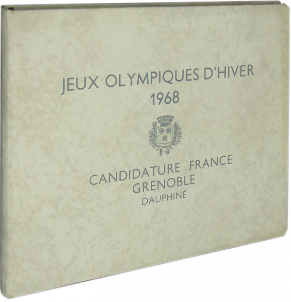 Jeux Olympiques d'Hiver 1968. Candidature France Grenoble.