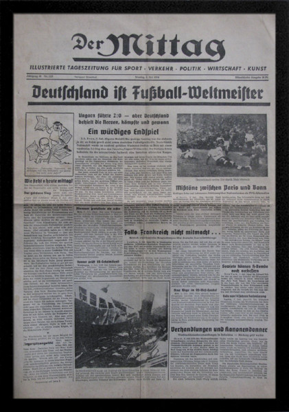Newsletter: "Berliner Nachtausgabe" from 6.7.1954
