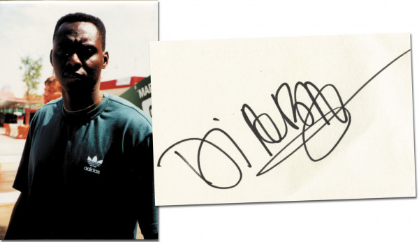 Dia Ba, Amadou: Olympic Games 1988 Autograph Athletics Senegal