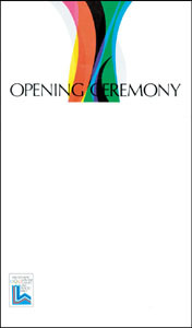Olympic games 1980. Programme Opening Ceremony
