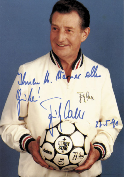 Walter, Fritz: Autograph Football Germany Fritz Walter