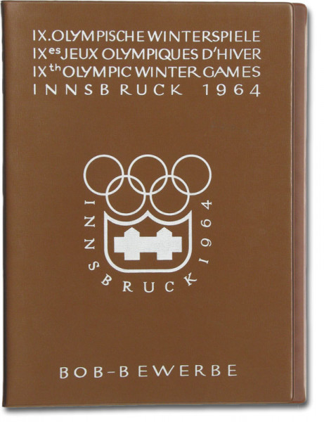 Olympic Winter Games 1976 Official Plastic Folder