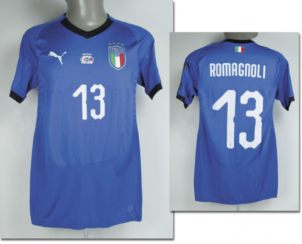 Alessio Romagnoli, 26.03.2019 gegen Liechtenstein, Italien - Trikot 2019