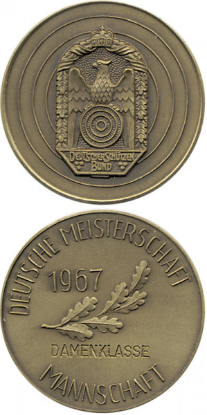 Siegermedaille 1967 Schießen, Schießen - Siegermedaille