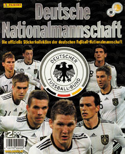 German team 2010. Panini Collector cards album