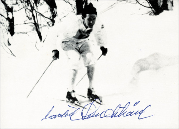 Lundström, Martin: Olympic Games 1948 Autograph Crosscountry Sweden