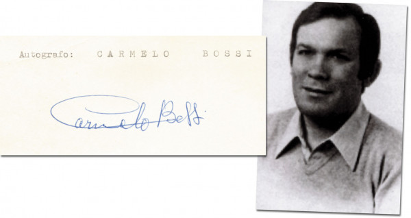 Bossi, Carmelo: Olympic Games 1960 Boxing Autograph Italy