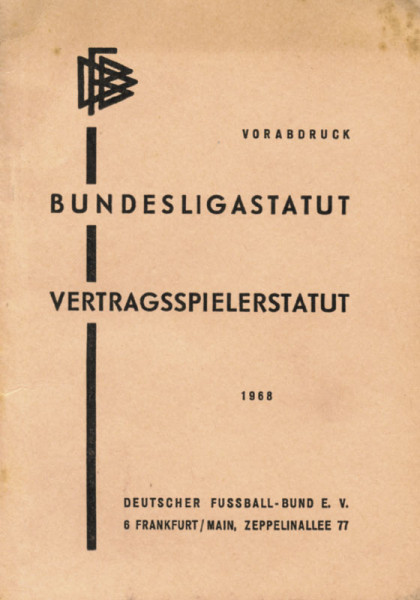 Bundesligastatut 1968