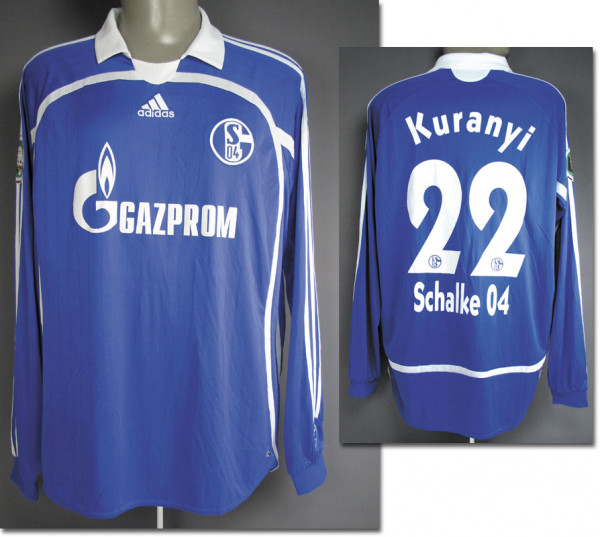 match worn football shirt Schalke 04 2007