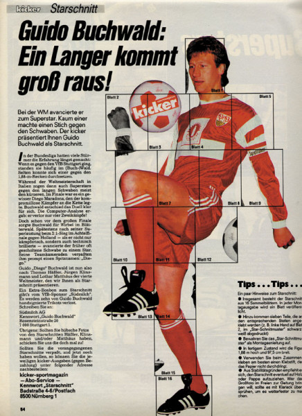 Guido Buchwald Lifesize poster from Kicker