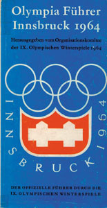 Olympia Führer Innsbruck 1964. Der Offizielle Führer durch die IX.Olympischen Winterspiele. Hrsg. vo