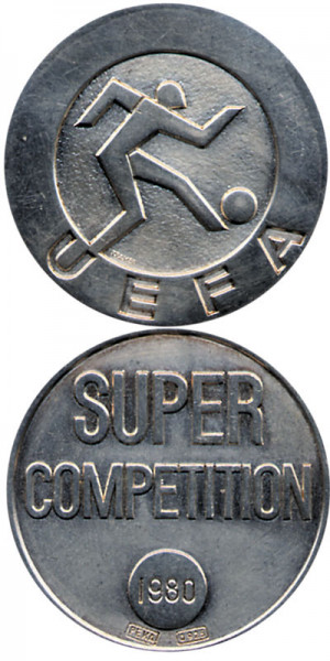 Siegermedaille UEFA Supercup 1980, Siegermedaille 1980