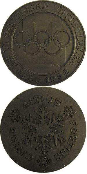 Participation Medal: Olympic Games 1952.