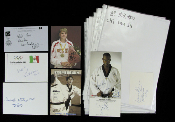 Taekwondo 2000-2008: Olympic Games 2000 - 2008 20 Autographs Teakwond
