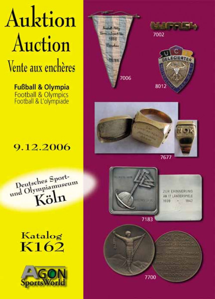 28. AGON Auktion: Auktions-Katalog: SportMemorabilia Live Köln