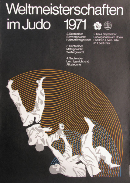 Weltmeisterschaften im Judo 1971, Judo Plakat 1971