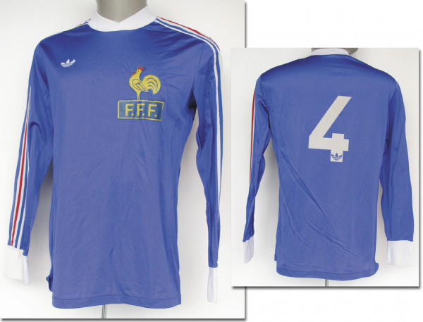 Olympics 1984 match worn football shirt France