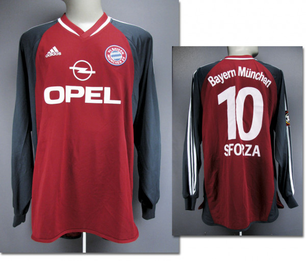 match worn football shirt Bayern Munich 2001/2002