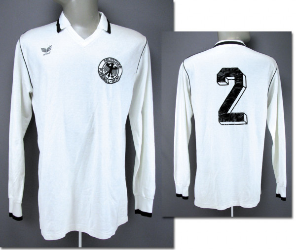 match worn football shirt Germany 1980