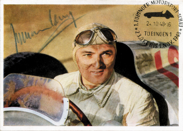 Lang, Hermann: Formula 1 Autograph. Hermann Lang Gand Prix