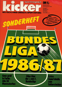 Sondernummer 1986 : Kicker Sonderheft 86/87 BL