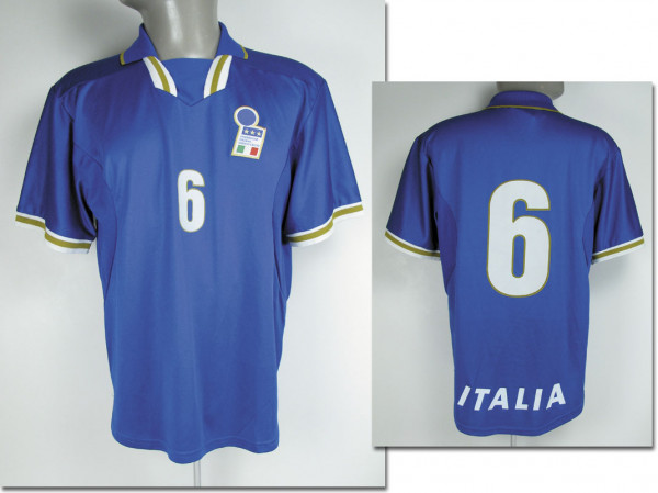 World Cup 1998 match worn football shirt Italia
