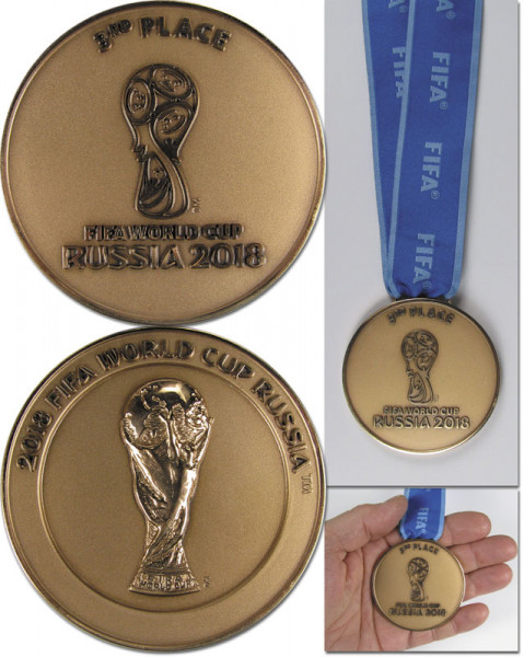 World Cup Russia 2018 Winner Medal Belgium