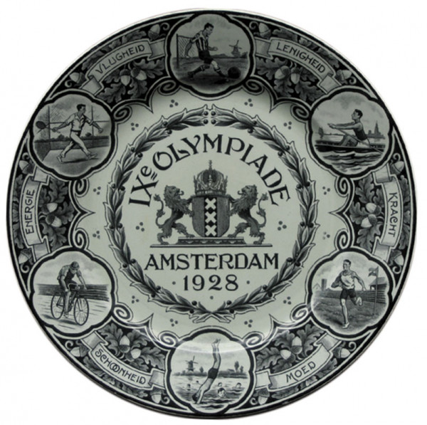 Olympic Games 1928. Commemorativ Stein plate