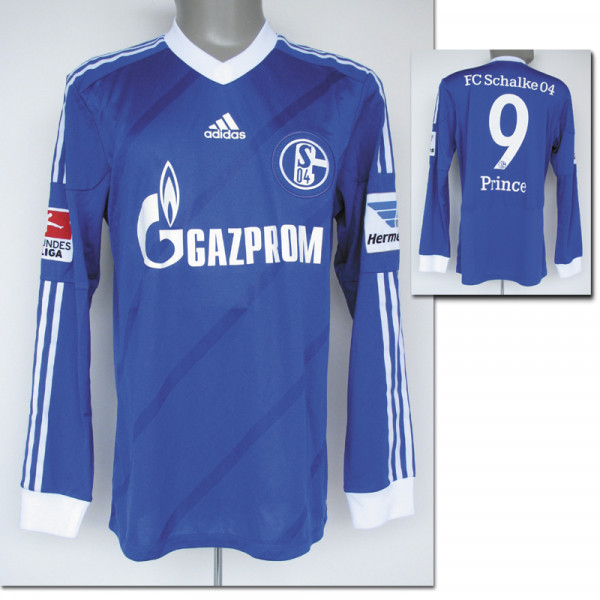 match worn football shirt Schalke 04 2013/14