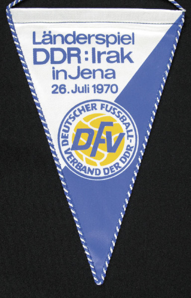 Football Match Pennant GDR v Iraq 1970