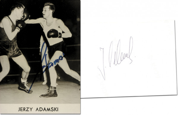 Adamski, Jerzy: Olympic Games 1960 Boxing Autograph Poland