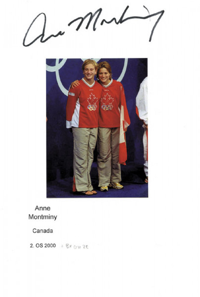Montminy, Anne: Olympic Games 2000 Autograph diving Canada