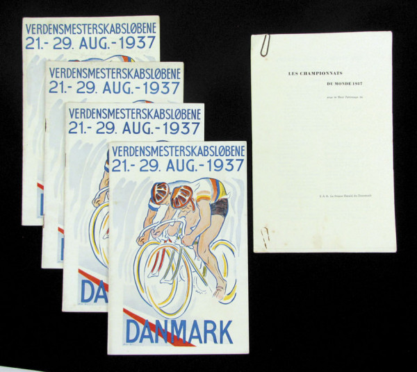 5 Programme der Radweltmeisterschaften 1937 in Dän, Programm - Rad-WM1937