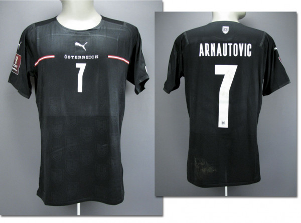 Marko Arnautovic, am 24.03.2022 gegen Wales, Österreich - Trikot 2022 WM Play Offs