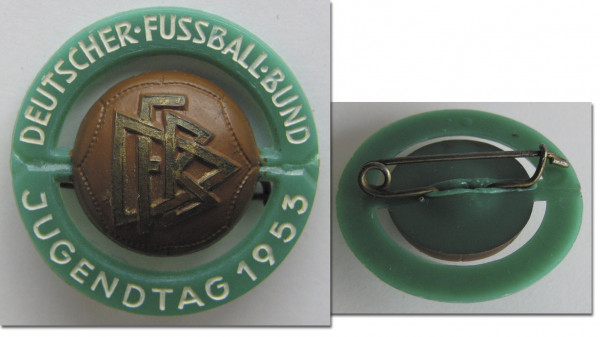 german Football Badge DFB Jugendtag 1953