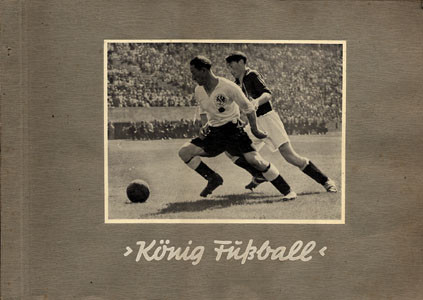 Football collector cards album from Greiling 1951