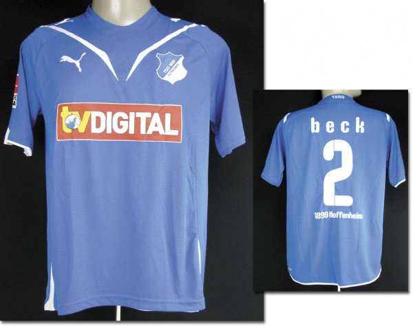 match worn football shirt TSG Hoffenheim 2010/11