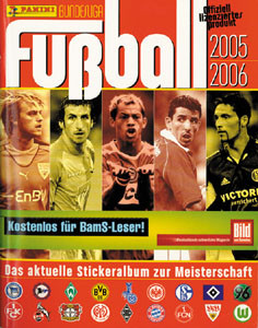 Bundesliga Fußball. Das aktuelle Stickeralbum zur Meisterschaft 2005/06.