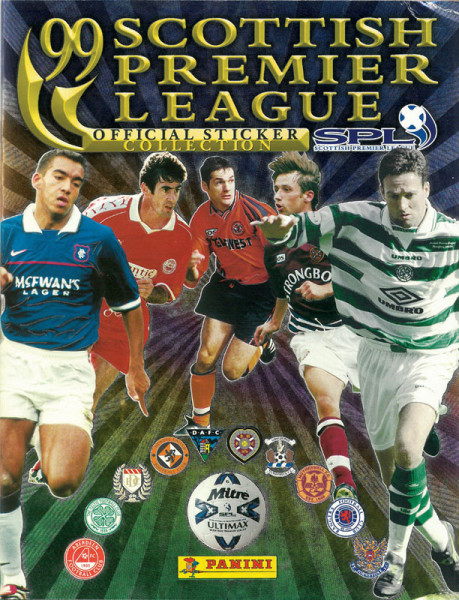 Scottish Premier League '99. Official sticker collection.