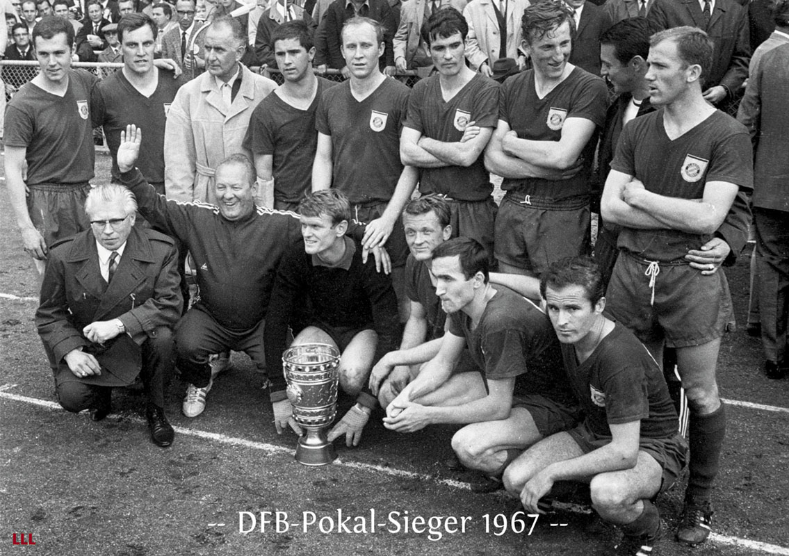 FC Bayern München Mannschaftskarte Europapokal-Sieger 1967 