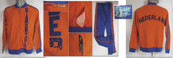 Olympics 1976 worn cycling track suit Netherlands