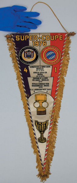 Souvenir pennant UEFA Super Cup bayern Munich