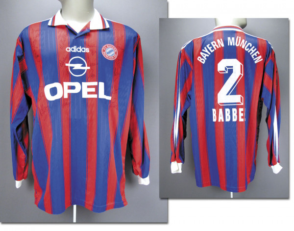 match worn football shirt Bayern Munich 1995/1996